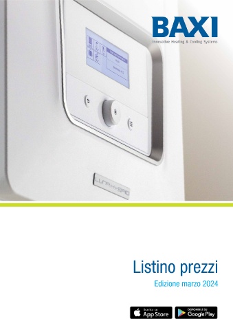 BAXI - Listino Marzo 2024